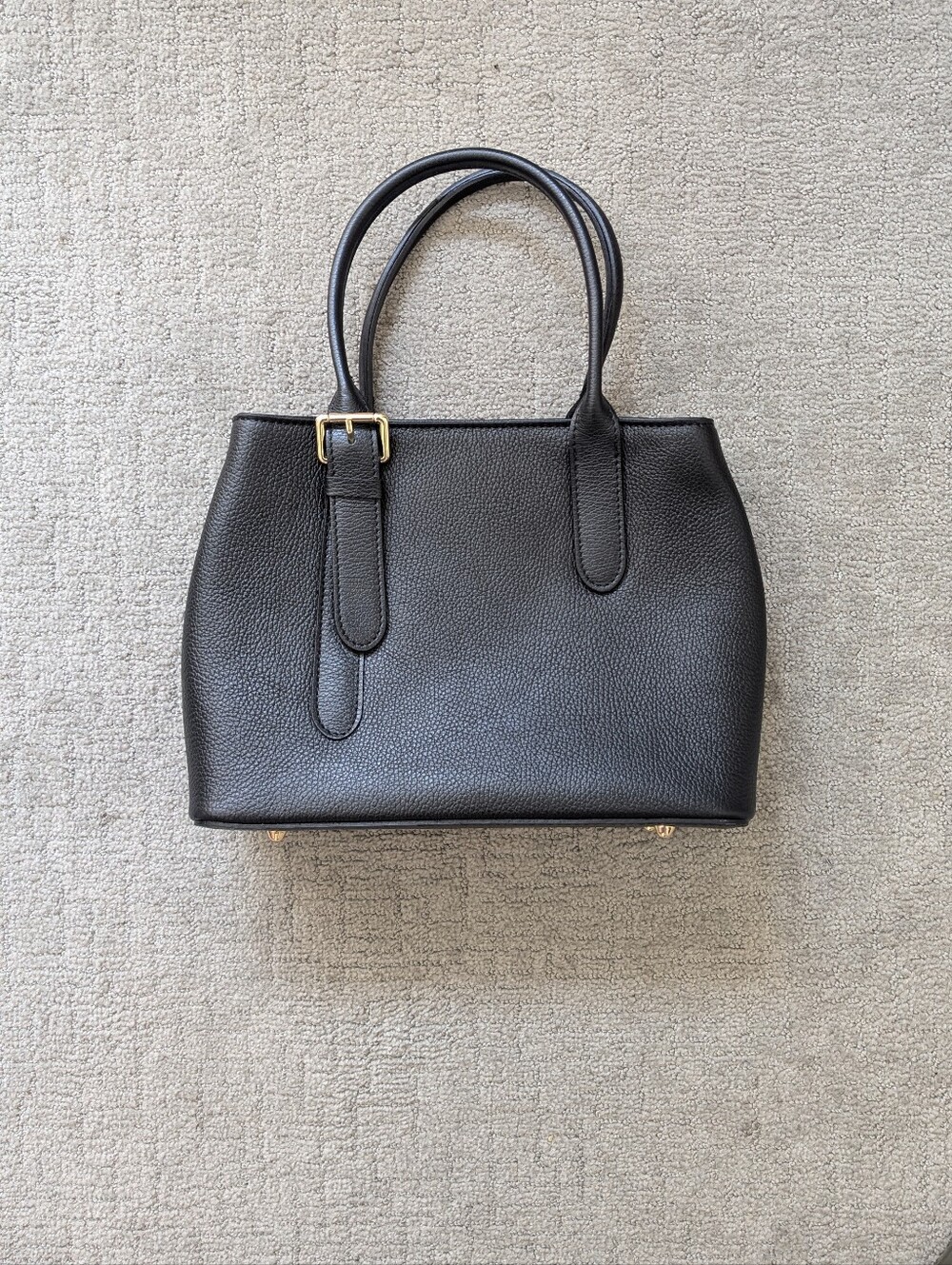 Persaman bag Never Used. Classic Black Leather Tote Handbag